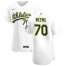 Oakland Athletics #70 Jordan Weems Mens Nike White Home 2020 Authentic Player MLB Jersey
