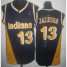 Indiana Pacers 13 Mark Jackson Black Yellow Revolution 30 NBA Jersey Cheap
