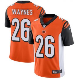 Nike Cincinnati Bengals #26 Trae Waynes Orange Alternate Mens Stitched NFL Vapor Untouchable Limited Jersey