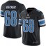 Nike Detroit Lions #68 Taylor Decker Black Mens Stitched NFL Limited Rush Jersey