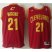 Cleveland Cavaliers 21 Andrew Wiggins Red Revolution 30 Swingman NBA Jerseys