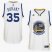 Mens Golden State Warriors #35 Kevin Durant Adidas White Swingman Home NBA Jersey