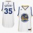 Mens Golden State Warriors #35 Kevin Durant Adidas White Swingman Home NBA Jersey