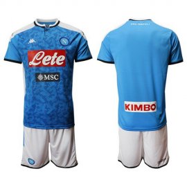 Naples Blank Blue Home Soccer Club Jersey