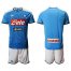 Naples Blank Blue Home Soccer Club Jersey