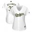 Los Angeles Dodgers #35 Cody Bellinger White 2018 Memorial Day Cool Base Womens Stitched MLB Jersey
