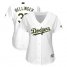 Los Angeles Dodgers #35 Cody Bellinger White 2018 Memorial Day Cool Base Womens Stitched MLB Jersey