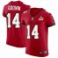 Tampa Bay Buccaneers #14 Chris Godwin Mens Super Bowl LV Bound Nike Red Vapor Elite Jersey