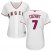 Los Angeles Angels #7 Zack Cozart White Home Womens Stitched MLB Jersey