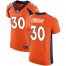 Nike Denver Broncos #30 Phillip Lindsay Orange Team Color Mens Stitched NFL Vapor Untouchable Elite Jersey