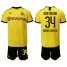 Dortmund #34 Bruun Larsen Home Soccer Club Jersey