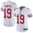 Nike San Francisco 49ers #19 Deebo Samuel White Womens Stitched NFL Vapor Untouchable Limited Jersey