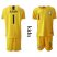 Brazil #1 Alisson Yellow Goalkeeper Kid Soccer Country Jersey