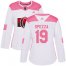 Adidas Ottawa Senators #19 Jason Spezza White/Pink Authentic Fashion Womens Stitched NHL Jersey