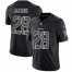 Nike Las Vegas Raiders #28 Josh Jacobs Black Mens Stitched NFL Limited Rush Impact Jersey