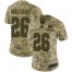 Nike Kansas City Chiefs #26 Damien Williams Camo Womens Stitched NFL Limited 2018 Salute To Service Jersey