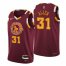Cleveland Cleveland Cavaliers #31 Jarrett Allen Mens Nike Wine 2021/22 Swingman NBA Jersey – City Edition Mens