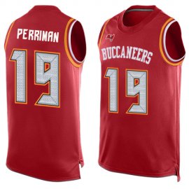 Nike Tampa Bay Buccaneers #19 Breshad Perriman Red Team Color Mens Stitched NFL Limited Tank Top Jersey
