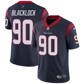 Nike Houston Texans #90 Ross Blacklock Navy Blue Team Color Mens Stitched NFL Vapor Untouchable Limited Jersey