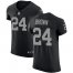 Nike Las Vegas Raiders #24 Willie Brown Black Team Color Mens Stitched NFL Vapor Untouchable Elite Jersey