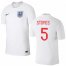 England #5 Stones Home Thai Version Soccer Country Jersey