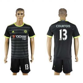 Chelsea #13 Courtois Away Soccer Club Jersey
