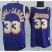 Los Angeles Lakers 33 Abdul-Jabbar Purple Jersey Cheap