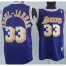 Los Angeles Lakers 33 Abdul-Jabbar Purple Jersey Cheap