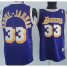 Los Angeles Lakers 33 Abdul-Jabbar Purple Jersey Cheap