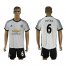 Manchester United #6 Pogba White Soccer Club Jersey