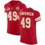 Nike Kansas City Chiefs #49 Daniel Sorensen Red Team Color Mens Super Bowl LV Bound Stitched NFL Vapor Untouchable Elite Jersey
