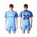 Manchester City #20 Mangala Home Soccer Club Jersey