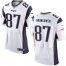 Nike New England Patriots #87 Rob Gronkowski White Mens Stitched NFL New Elite Jersey