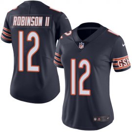 Nike Chicago Bears #12 Allen Robinson II Navy Blue Team Color Womens Stitched NFL Vapor Untouchable Limited Jersey