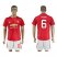 Manchester United #6 Pogba Home League Soccer Club Jersey