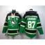 Pittsburgh Penguins #87 Sidney Crosby Green St. Patricks Day McNary Lace Hoodie Stitched NHL Jersey