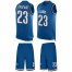 Nike Detroit Lions #23 Desmond Trufant Blue Team Color Mens Stitched NFL Limited Tank Top Suit Jersey