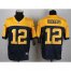 Nike Green Bay Packers #12 Aaron Rodgers Navy Blue Alternate Mens Stitched NFL New Elite Jersey