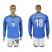 Italy #18 Parolo Blue Home Long Sleeves Soccer Country Jersey