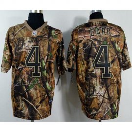Nike Las Vegas Raiders #4 Derek Carr Camo Mens Stitched NFL Realtree Elite Jersey