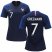 Womens France #7 Griezmann Home Soccer Country Jersey