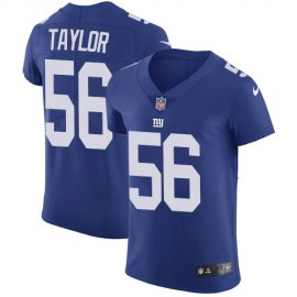 Nike New York Giants #56 Lawrence Taylor Royal Blue Team Color Mens Stitched NFL Vapor Untouchable Elite Jersey