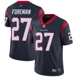 Nike Houston Texans #27 DOnta Foreman Navy Blue Team Color Youth Stitched NFL Vapor Untouchable Limited Jersey