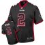 Nike Atlanta Falcons #2 Matt Ryan Black Alternate Youth Stitched NFL Elite Drift Fashion Jersey