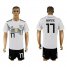 Germany #17 Boateng White Home Soccer Country Jersey