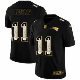 New England New England Patriots #11 Julian Edelman Nike Carbon Black Vapor Cristo Redentor Limited NFL Jersey
