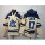 Toronto Maple Leafs #17 Wendel Clark Cream Sawyer Hooded Sweatshirt Stitched NHL Jersey