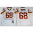 Mitchell And Ness Washington Football Team #68 Russ Grimm White Throwback Stitched NFL Jersey