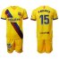 Barcelona #15 Paulinho Away Soccer Club Jersey