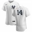 New York Yankees #14 Tyler Wade Mens Nike White Navy Home 2020 Authentic Player MLB Jersey